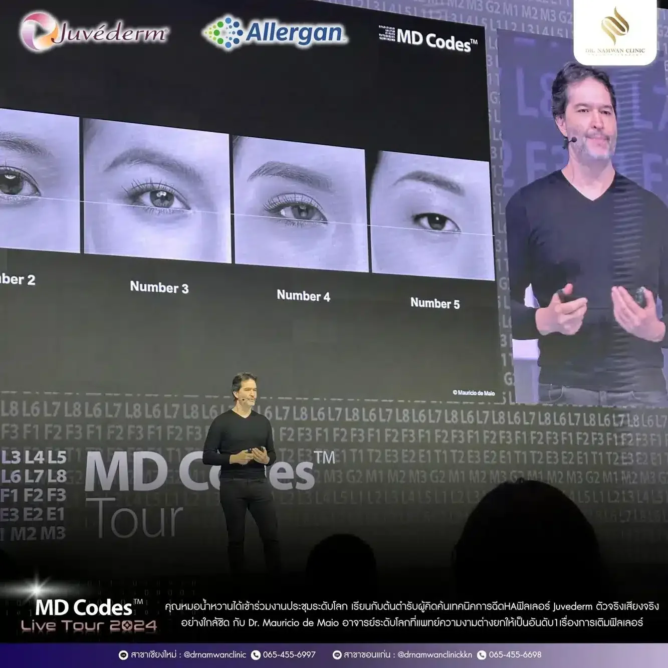 ภาพประกอบบทความ คุณหมอน้ำหวานได้เข้าร่วมงานประชุมระดับโลก MD Codes Live Tour 2024